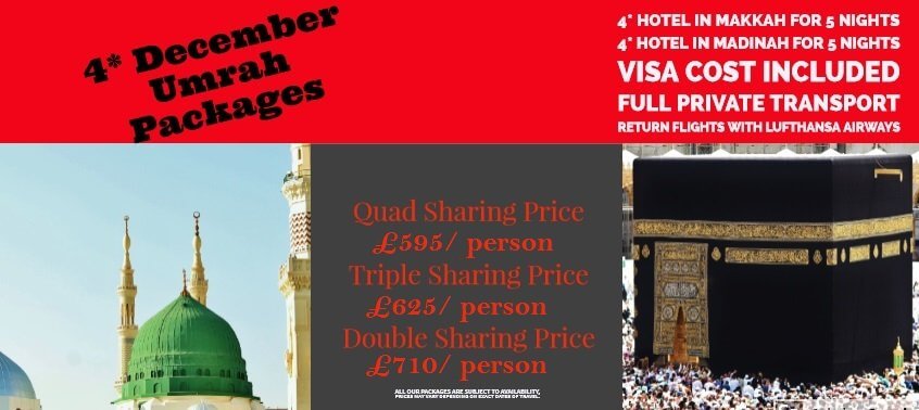 December Umrah Deals Uk