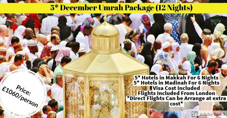  december umrah Package